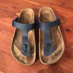 Blue Birkenstock’s